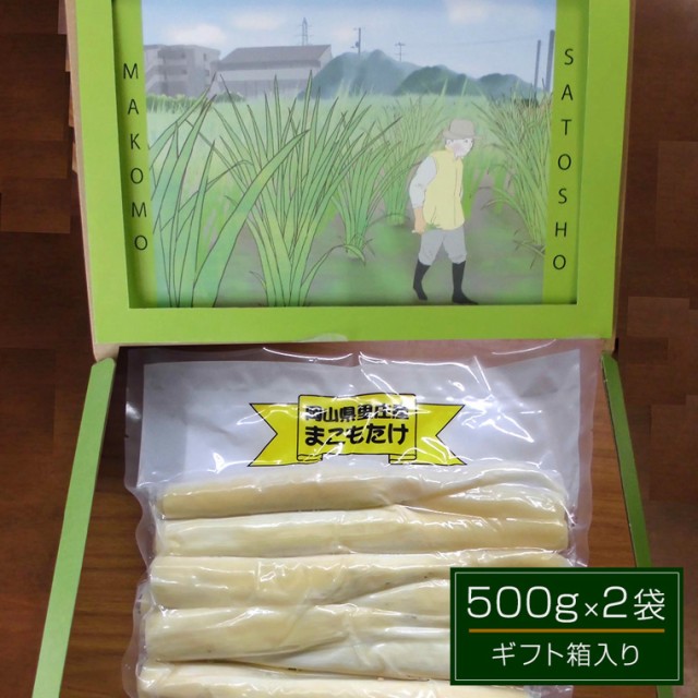 まこもたけ 真空パック(500g × ２袋)
